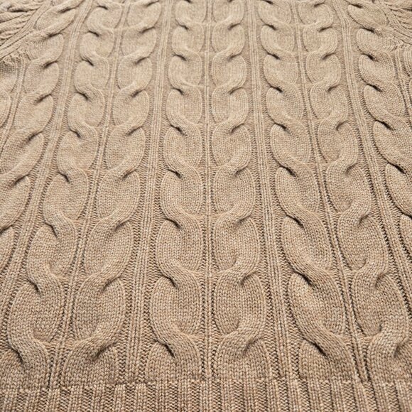 NWOT Brooks Brothers Wool Cashmere Cable Knit Turtleneck Sweater - Picture 6 of 11